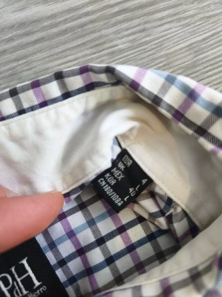 Camisa cuadros Pedro del Hierro Talla L