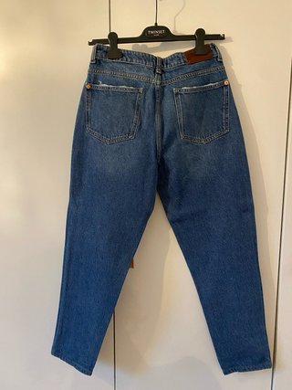 Jeans Mango strappati blu
