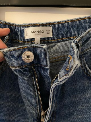 Jeans Mango strappati blu