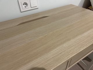 Escritorio madera y metal