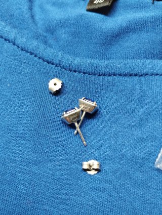 Pendientes Pandora Plata y Zafiro Azul