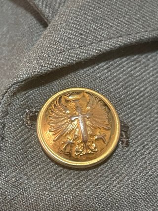 Antiguo traje militar años 60