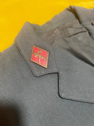 Antiguo traje militar años 60