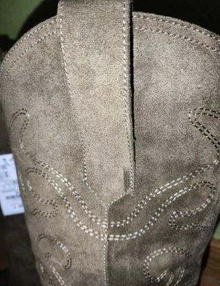 Botas cowboy de ante, nuevas