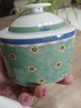 Zuccheriera e tazzina in porcellana #vintage