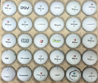 30 Pelotas Golf Wilson Perla/AA/A