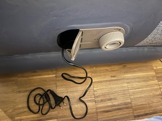 Colchón hinchable con bomba integrada