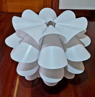 Lámpara Knappa Ikea Papel Blanca