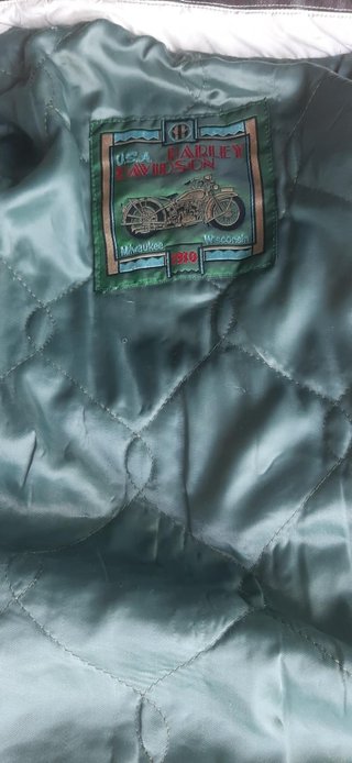 Chaqueta Vintage Harley Davidson Beige