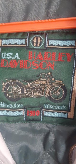 Chaqueta Vintage Harley Davidson Beige