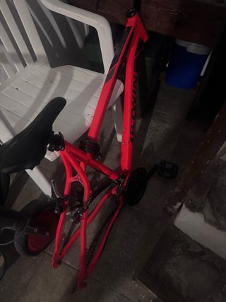 Cuadro Btwin Rokeraid Rojo