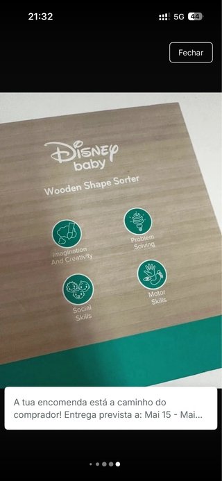 Cubo Atividades Mickey Disney Baby