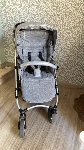 Carrito bebé 3 piezas gris