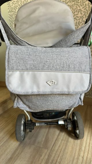 Carrito bebé 3 piezas gris