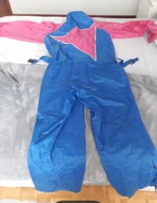 Chubasquero Moto Dainese Azul/Rosa Talla L