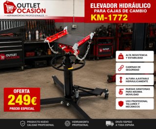 Elevador Hidráulico para Caja de Cambios