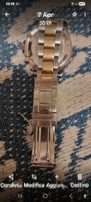 Orologio Prynceps Uomo Oro Argento