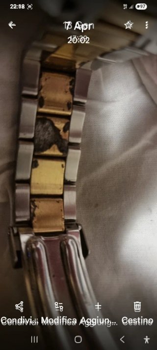 Orologio Prynceps Uomo Oro Argento