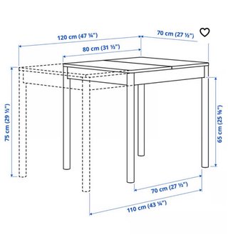 Set Mesa extensible de cocina y 4 sillas madera