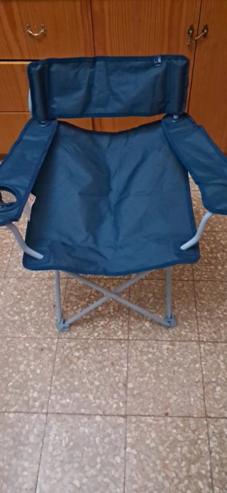 Silla plegable playa azul