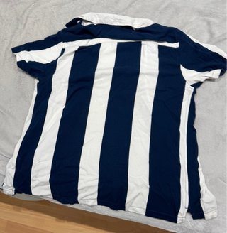 Camisa Bershka rayas azul y blanco Talla M