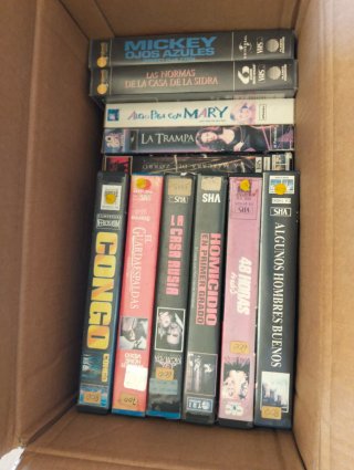 Lote Cintas VHS Películas Varias