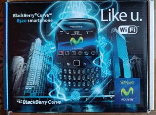 Blackberry 8520 Blanca Operativa como teléfono.