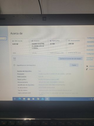 Portátil Dell Vostro i5 Negro
