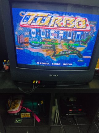 Turbo Outrun Mega Drive Sega