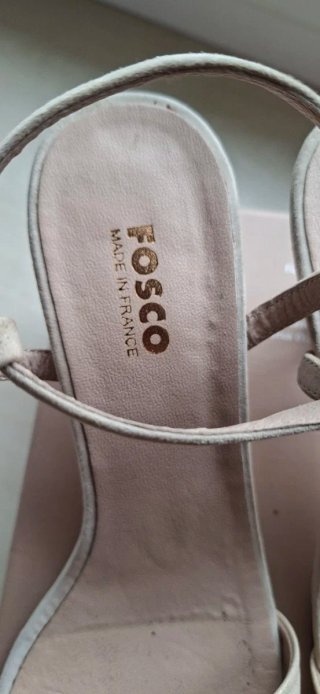 Sandalias Bosco tacón fino beig,doradas