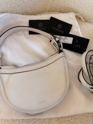 Borsa Versace Mini Repeat Bianca