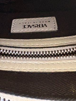 Borsa Versace Mini Repeat Bianca