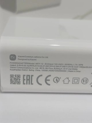 Cargador Xiaomi 67W Carga Rápida