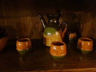 Colección piezas barro artesanales