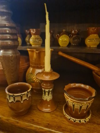 Colección piezas barro artesanales