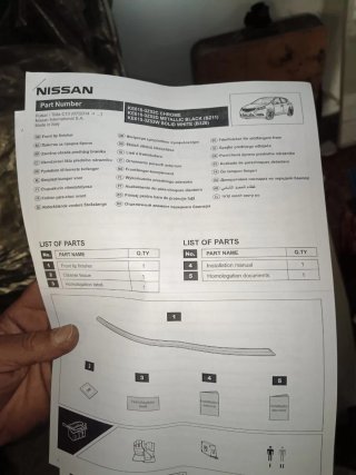 Kit Accesorios Parachoques Nissan Tiida/Pulsar