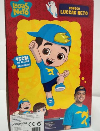 Boneco Luccas Neto Original 45cm Articulado