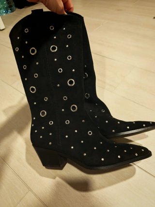 Botas Stradivarius Negras Talla 38
