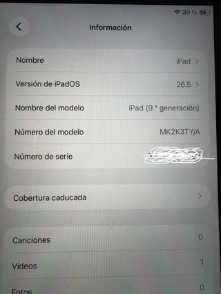 iPad 9ª Gen Wifi 64GB Gris Espacial