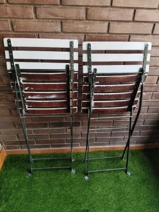 Mesa y 2 sillas Ikea para restaurar
