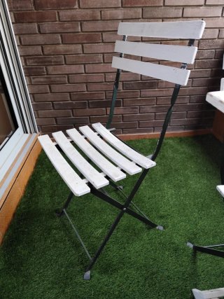 Mesa y 2 sillas Ikea para restaurar