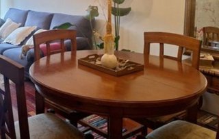 Mesa comedor extensible y aparador