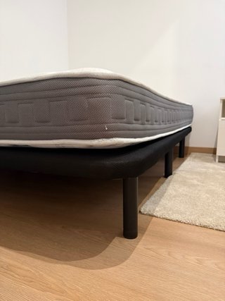 Colchón 150x190 + Base Tapizada 150x190 cm