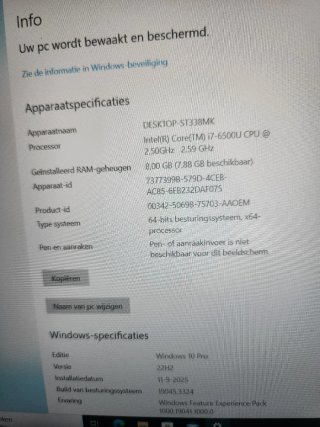Ordenador HP i7 Plata