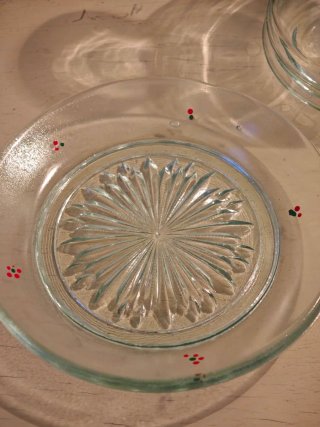 Bottiglia di vetro Fiori