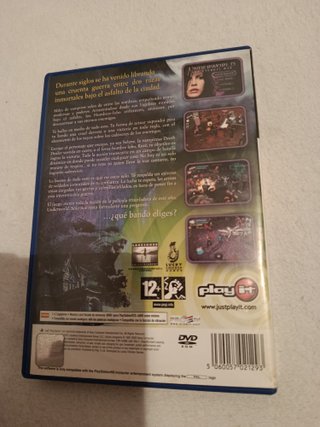 Juego PS2 Underworld: The Eternal War