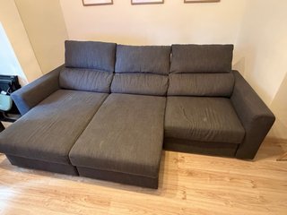 Sofá Eskiltuna Ikea Gris desmontado