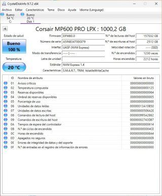SSD Corsair MP600 LPX PCIe Gen4 1TB