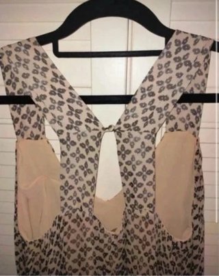 Vestido Massimo Dutti largo estampado