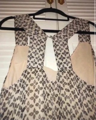 Vestido Massimo Dutti largo estampado
